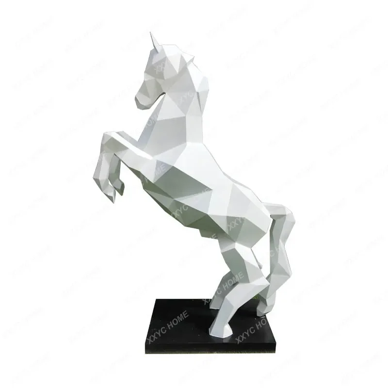 Геометрическая скульптура лошади, креативные украшения в виде животных-дерби, отель, гостиная, прихожая, пейзажный орнамент, фигурка для мебели 
Геометрическая скульптура лошади, креативные украшения в виде животных-дерби, отель, гостиная, прихожая, пейзажный орнамент, фигурка для мебели