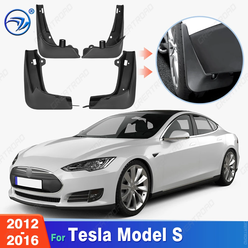 For Tesla Model S 2012 2013 2014 2015 2016 Fender Mudflaps Splash Guards Mudguards Mud Flaps car Accessories
For Tesla Model S 2012 2013 2014 2015 2016 Fender Mudflaps Splash Guards Mudguards Mud Flaps car Accessories