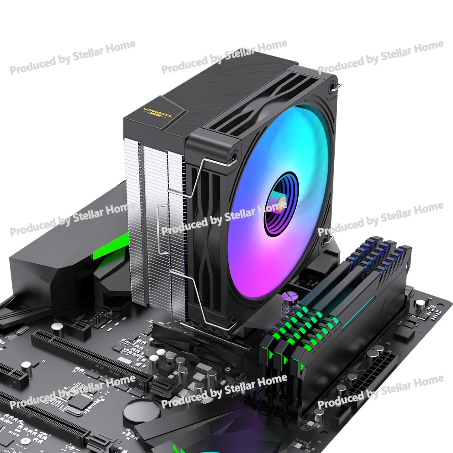 Copper Tube Cpu Radiator 12CM Tower Air Cooling Computer ARGB Cooling Fan 5 Heat Pipe
Copper Tube Cpu Radiator 12CM Tower Air Cooling Computer ARGB Cooling Fan 5 Heat Pipe