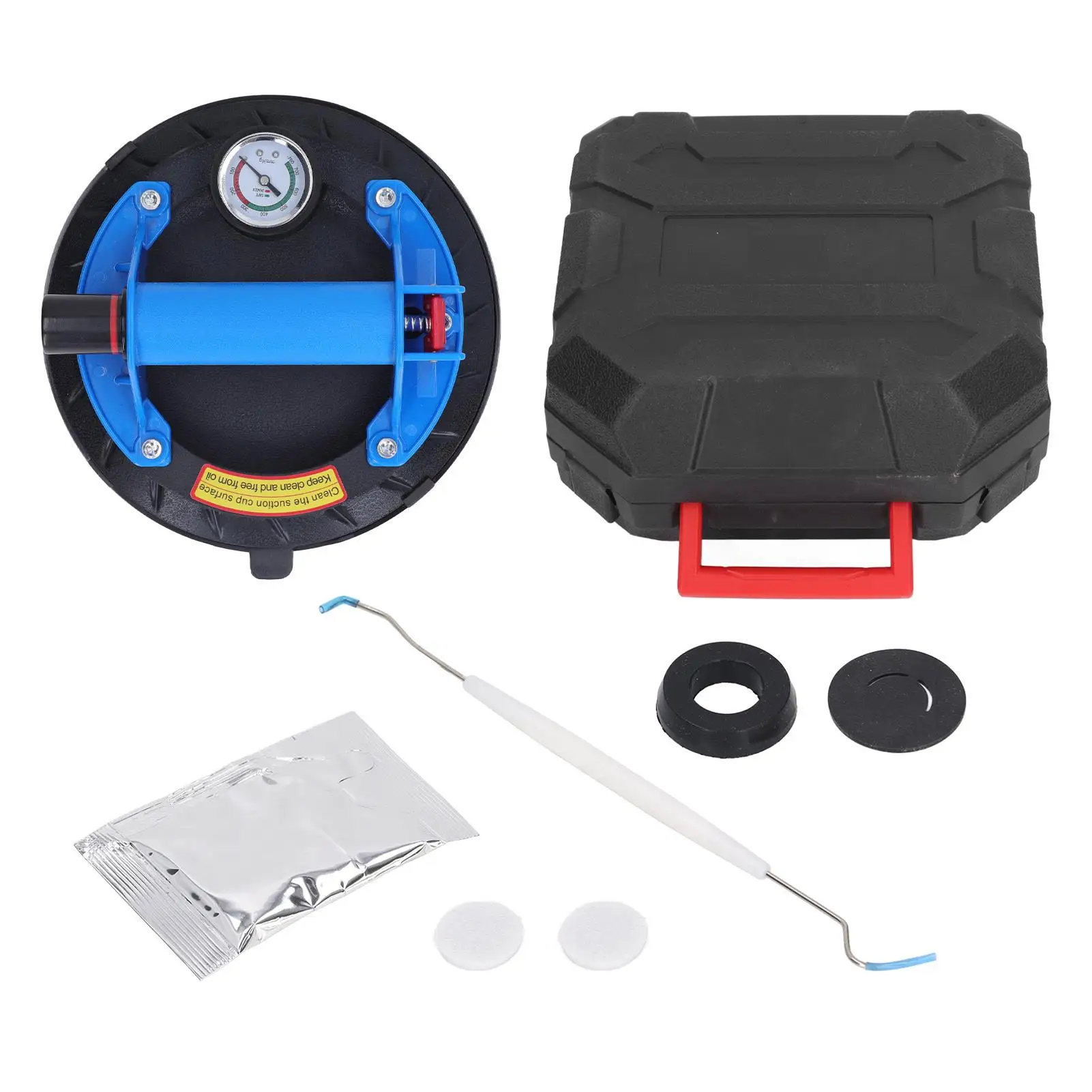 Heavy Duty Vacuum Suction Cup with Anti Skid Handle Compact Design Leak Proof for glass Lifter Wear Resistant Real
Heavy Duty Vacuum Suction Cup with Anti Skid Handle Compact Design Leak Proof for glass Lifter Wear Resistant Real