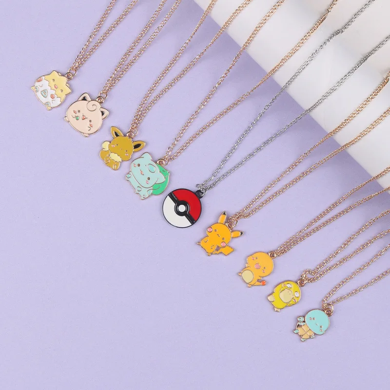 Pikachu Metal alloy Necklace mini anime cartoon style Charmander Alloy sweater necklace cute Bulbasaur accessories fans gifts
Pikachu Metal alloy Necklace mini anime cartoon style Charmander Alloy sweater necklace cute Bulbasaur accessories fans gifts
