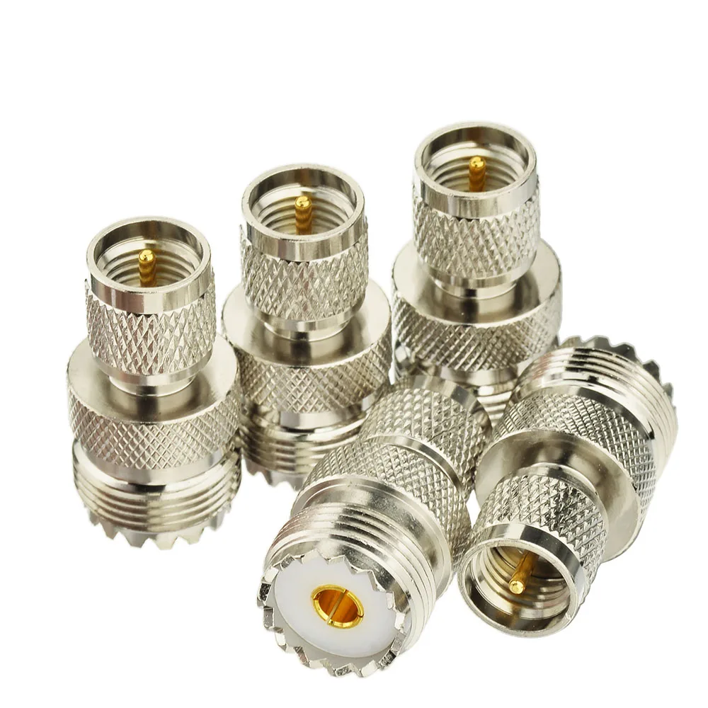 Eightwood 5PCS Mini-UHF to UHF Car Radio Antenna Adapter Mini-UHF Plug Male to UHF Jack Female Connector Straight SO-239 SO239
Eightwood 5PCS Mini-UHF to UHF Car Radio Antenna Adapter Mini-UHF Plug Male to UHF Jack Female Connector Straight SO-239 SO239