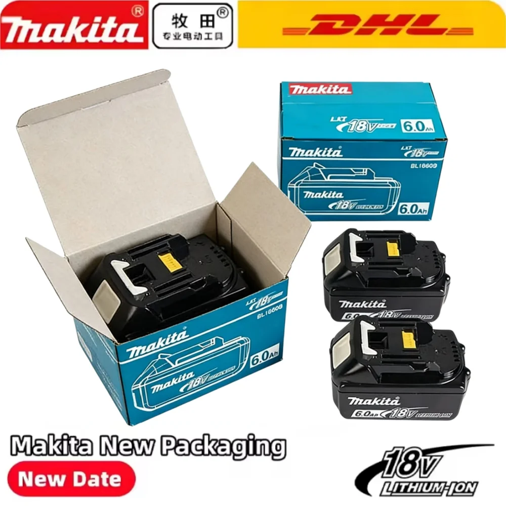 100% Original Makita power tool Battery, 6.0Ah Makita 18V Battery, for Makita BL1860B BL1840 BL1830B BL1850B BL1850 BL1815
100% Original Makita power tool Battery, 6.0Ah Makita 18V Battery, for Makita BL1860B BL1840 BL1830B BL1850B BL1850 BL1815