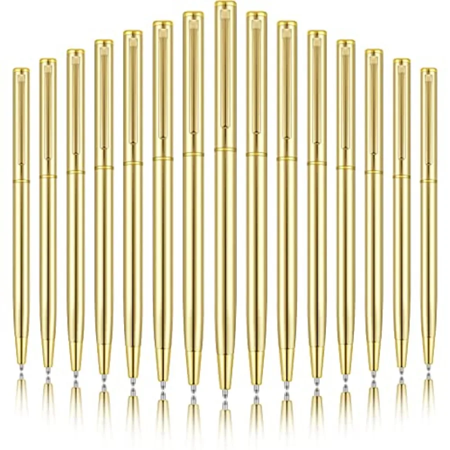 Pieces Metal Slim Ballpoint Pens Bulk Retractable Metallic Ink 1 mm Medium Point Smooth Writing Pens for Wedding Business Offic
Pieces Metal Slim Ballpoint Pens Bulk Retractable Metallic Ink 1 mm Medium Point Smooth Writing Pens for Wedding Business Offic
