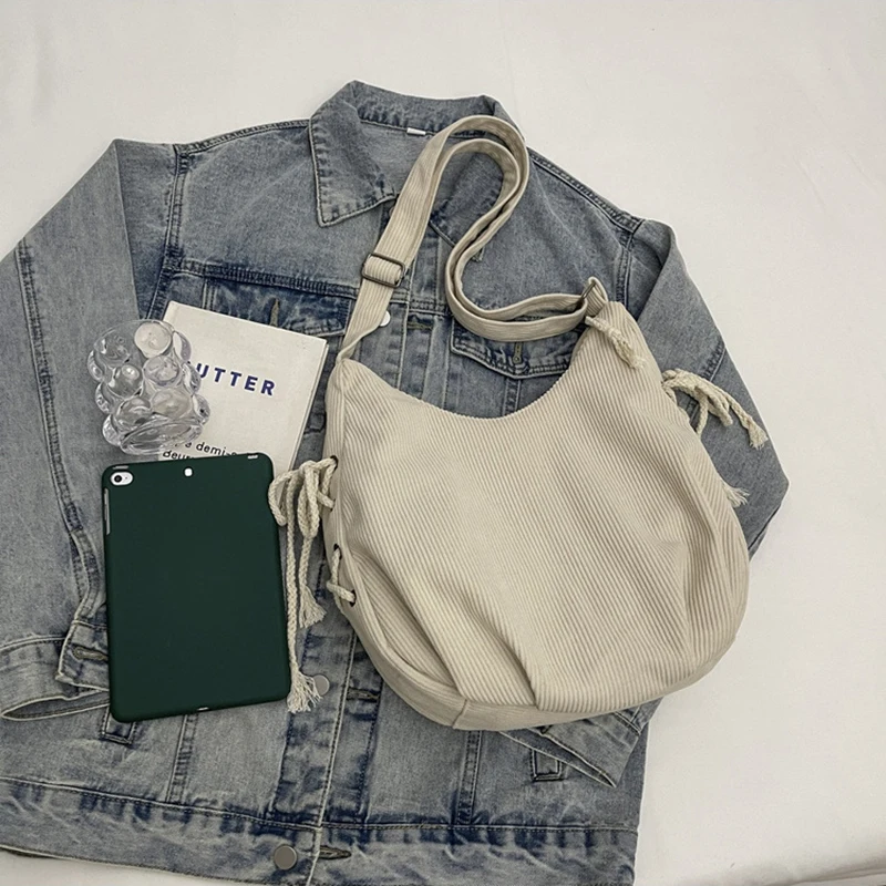 Male Simple Portable Crossbody Bag Striped Velvet Casual Out Tote Bag Lightweight Shopping Hanging Commuting Shoulder Bags
Male Simple Portable Crossbody Bag Striped Velvet Casual Out Tote Bag Lightweight Shopping Hanging Commuting Shoulder Bags