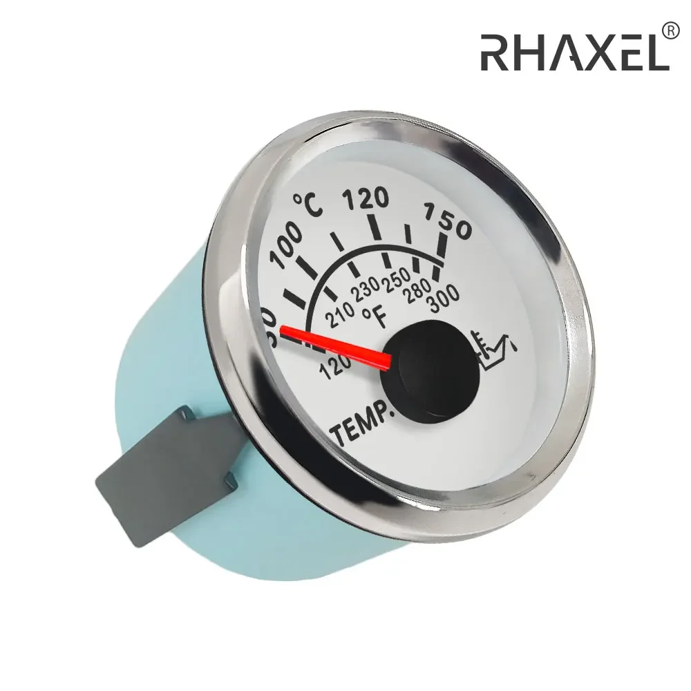 RHAXEL Waterproof Universal 2"(52mm) Oil Temp Gauge Meter Signal 50-150℃ with Red Backlight 12V 24V for Car Boat Motorcycle
RHAXEL Waterproof Universal 2"(52mm) Oil Temp Gauge Meter Signal 50-150℃ with Red Backlight 12V 24V for Car Boat Motorcycle