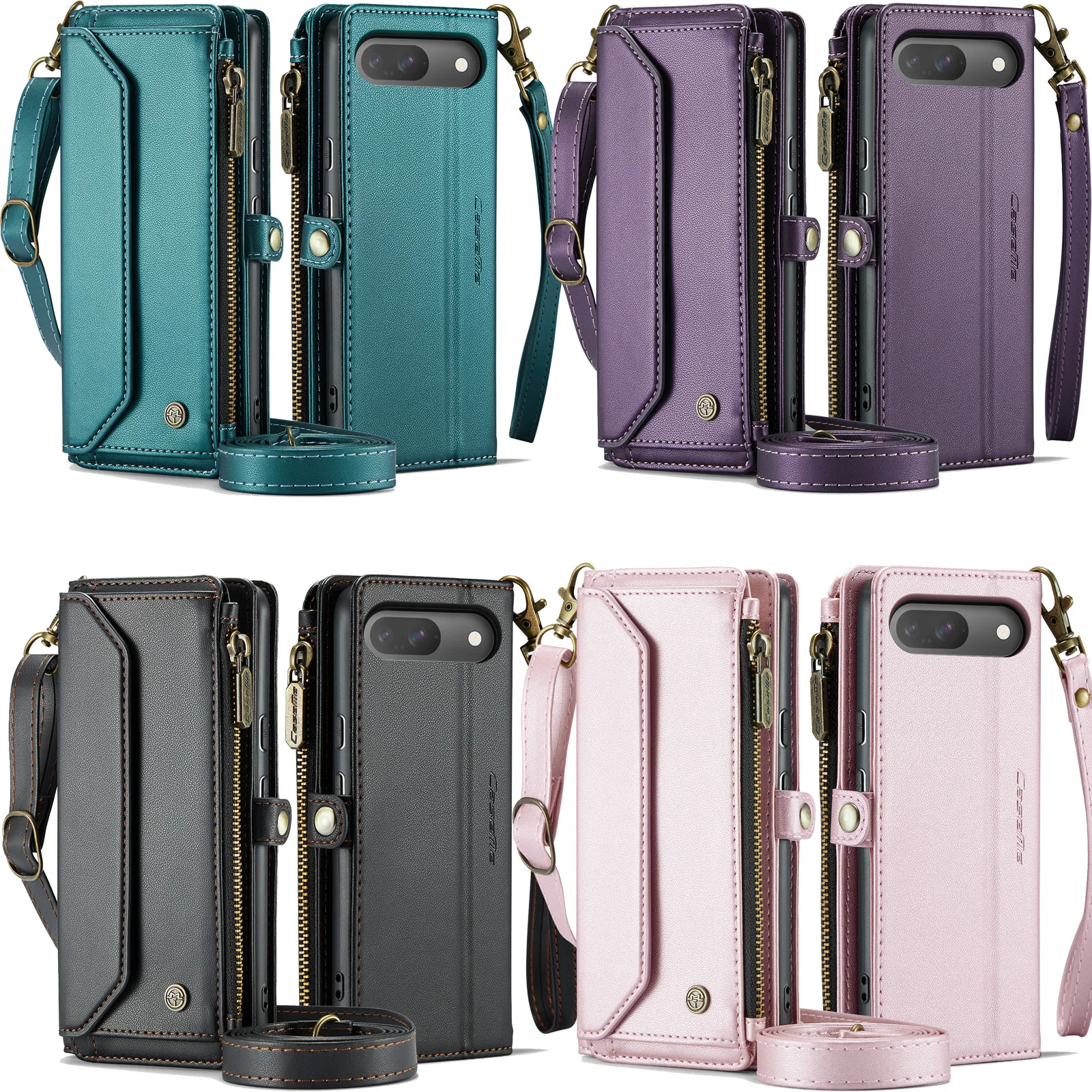 Caseme-C36 Wallet Case For Google Pixel 10, 10 Pro,10 Pro XL 9, 9Pro XL, 9A, 8 8Pro, 7a Zipper Card Holder Full Protect & Strap
Caseme-C36 Wallet Case For Google Pixel 10, 10 Pro,10 Pro XL 9, 9Pro XL, 9A, 8 8Pro, 7a Zipper Card Holder Full Protect & Strap