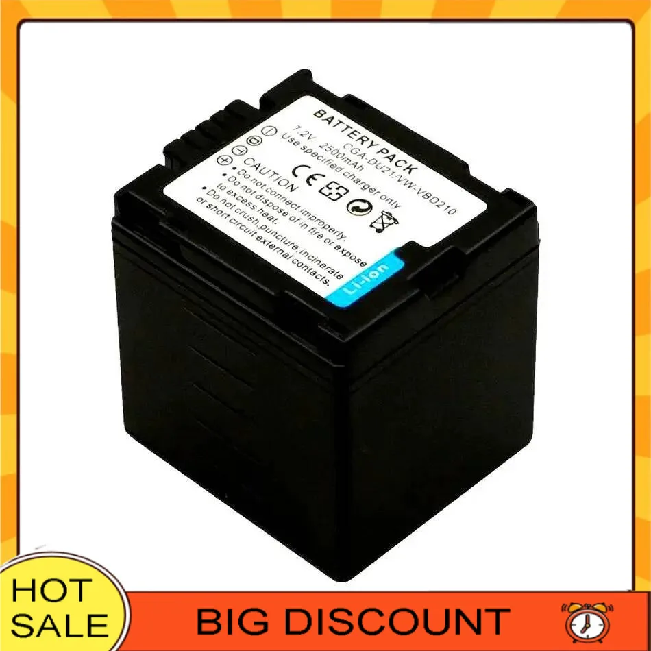 Аккумулятор для камеры 2500 мАч для Panasonic VBD210 DU14 DU07 GS500 GS28 GS27 GS328GK Cga-DU21 экологически чистый
Аккумулятор для камеры 2500 мАч для Panasonic VBD210 DU14 DU07 GS500 GS28 GS27 GS328GK Cga-DU21 экологически чистый