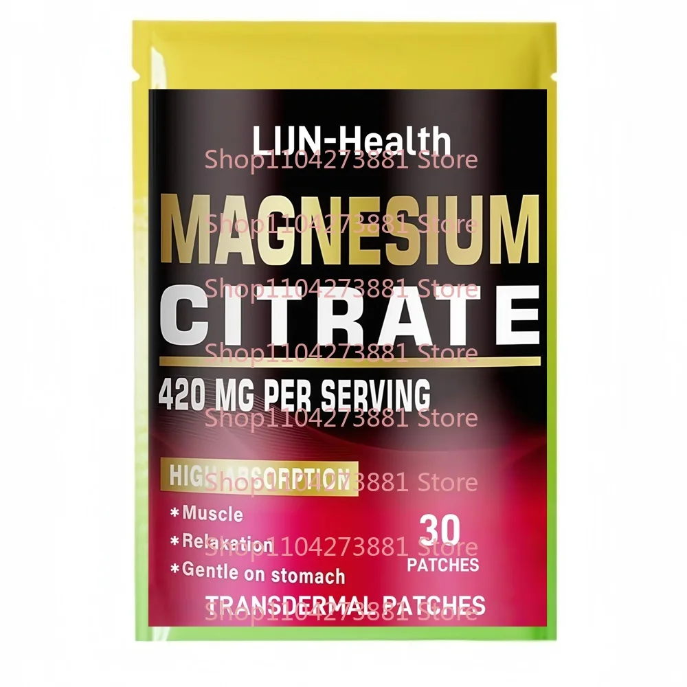 30 Patches Magnesium Citrate Transdermal Patches - Promotes Healthy Relaxation, Muscle, Bone, & Energy Support
30 Patches Magnesium Citrate Transdermal Patches - Promotes Healthy Relaxation, Muscle, Bone, & Energy Support