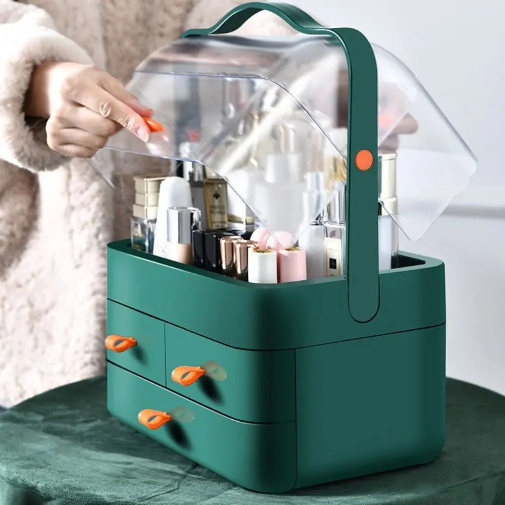 Home Decor Dustproof Cosmetics Storage Box with Cover Exquisite Desktop Sorting Box Multi-function Transparent Makeup Box Gift
Home Decor Dustproof Cosmetics Storage Box with Cover Exquisite Desktop Sorting Box Multi-function Transparent Makeup Box Gift