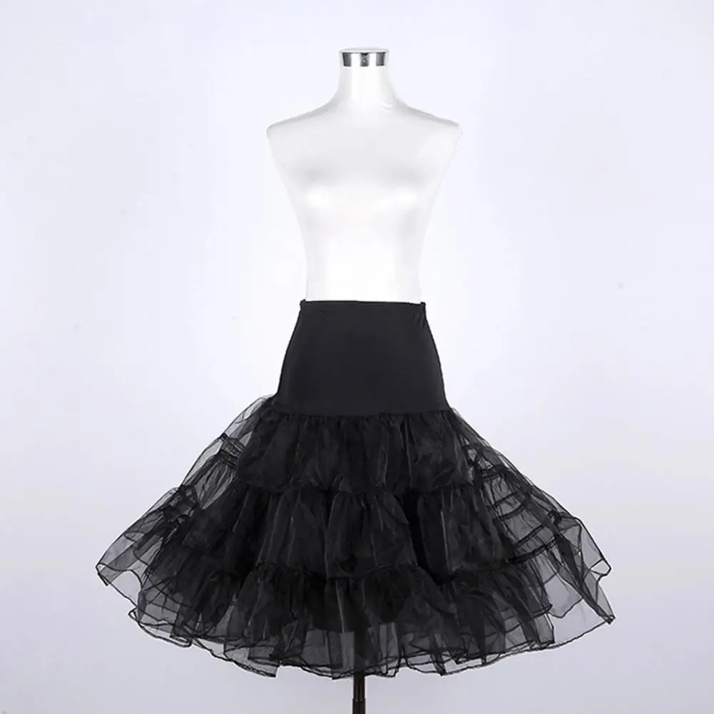 Layered Underskirt Elegant Multi-layered High Waist Tulle Skirt for Wedding Dance Dress A-line Party Skirt with Puffy Hem Solid
Layered Underskirt Elegant Multi-layered High Waist Tulle Skirt for Wedding Dance Dress A-line Party Skirt with Puffy Hem Solid