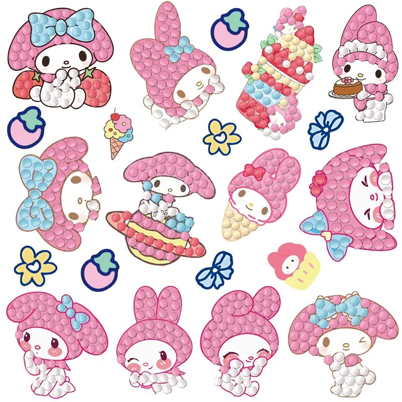 New Arrival DIY Diamond Painting Stickers Hello Kitty & Kuromi Cartoon Series Creative Handmade Gifts for Girls
New Arrival DIY Diamond Painting Stickers Hello Kitty & Kuromi Cartoon Series Creative Handmade Gifts for Girls