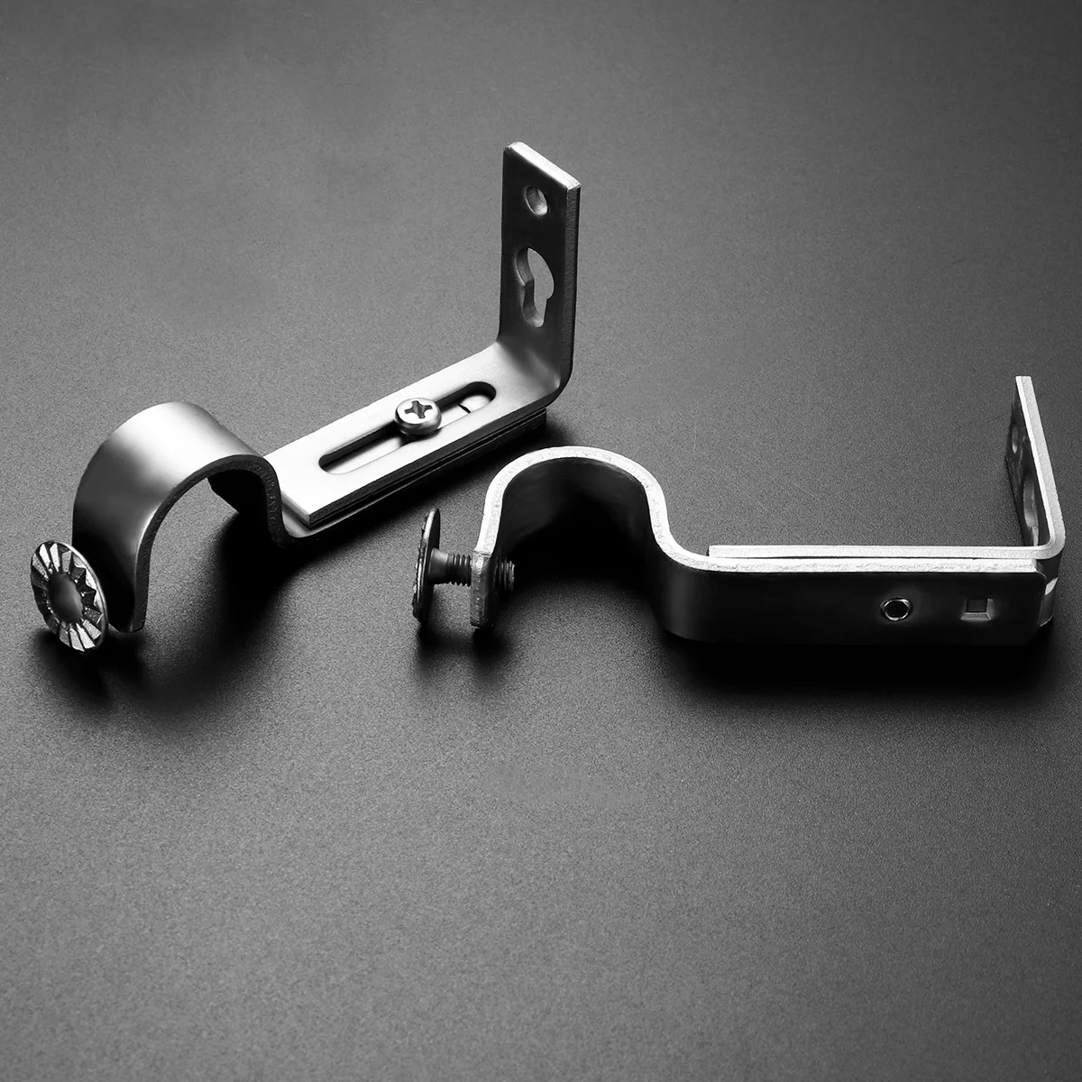 2Pcs 18-22mm Adjustable Curtain Holder Iron Bracket for Home Decoration Matte Nickel-Plated Curtain Holder
2Pcs 18-22mm Adjustable Curtain Holder Iron Bracket for Home Decoration Matte Nickel-Plated Curtain Holder
