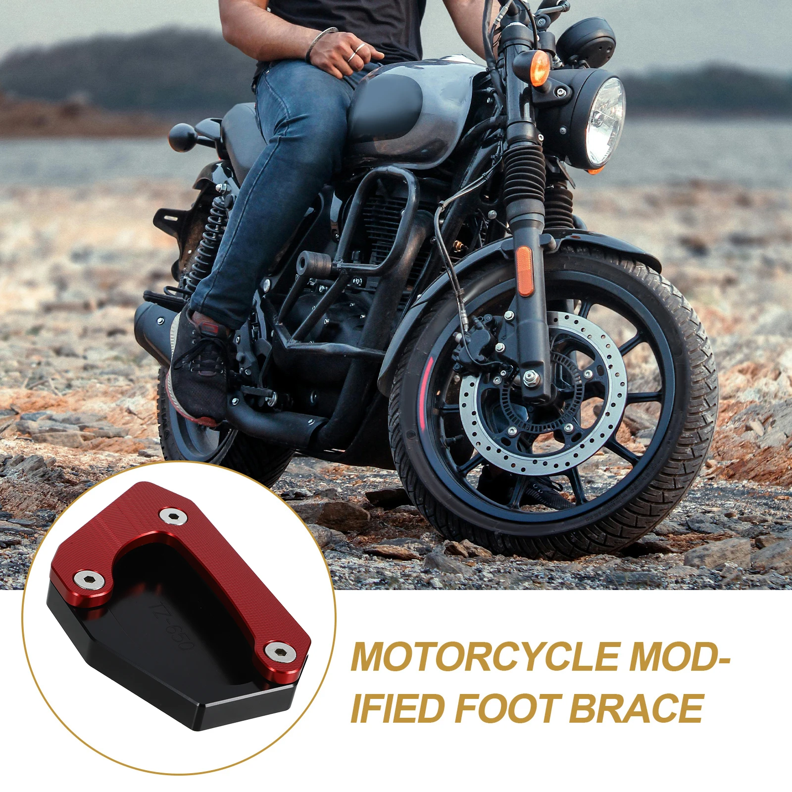 Black Motorcycle Plate for Kickstand Pad 650XT Durable Side Stand Pads Accessories Parking Mats
Black Motorcycle Plate for Kickstand Pad 650XT Durable Side Stand Pads Accessories Parking Mats