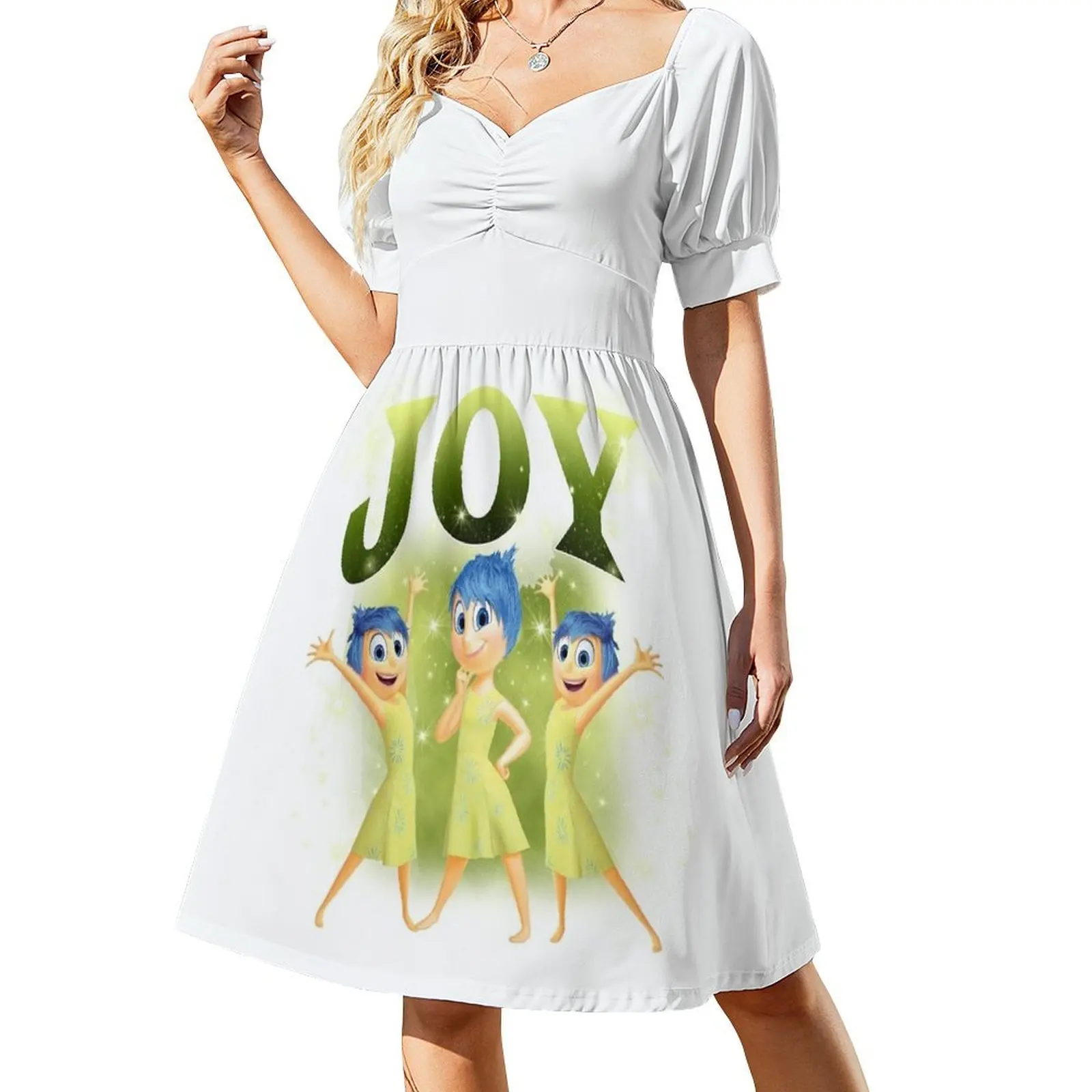 Joy inside out Short Sleeved Dress women's clothing trend 2025 loose women's dress woman dress
Joy inside out Short Sleeved Dress women's clothing trend 2025 loose women's dress woman dress
