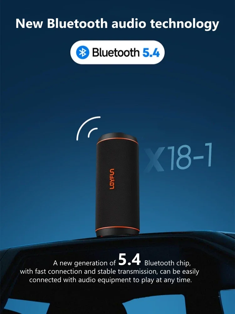 X18 Wireless Sound Box, Bluetooth Connectivity,USB TF Card Reading,AUX Wired Play,Rechargeable Battery Design for Indoor Outdoor
X18 Wireless Sound Box, Bluetooth Connectivity,USB TF Card Reading,AUX Wired Play,Rechargeable Battery Design for Indoor Outdoor