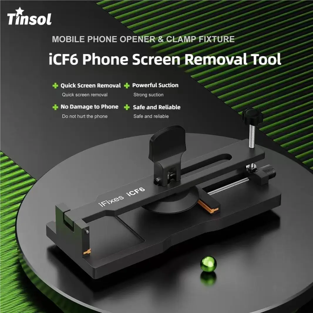 Инструмент для снятия и ремонта ЖК-экранов мобильных телефонов TINSOL: без нагрева, регулируемый угол, сильная адгезия
Инструмент для снятия и ремонта ЖК-экранов мобильных телефонов TINSOL: без нагрева, регулируемый угол, сильная адгезия