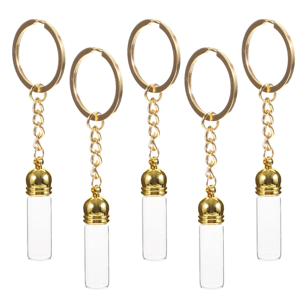 5pcs Glass Bottle Pendant Mini Keychain Hanging Decor Travel Small Jars Cap Perfume Bottle Empty Portable Versatile Robust
5pcs Glass Bottle Pendant Mini Keychain Hanging Decor Travel Small Jars Cap Perfume Bottle Empty Portable Versatile Robust