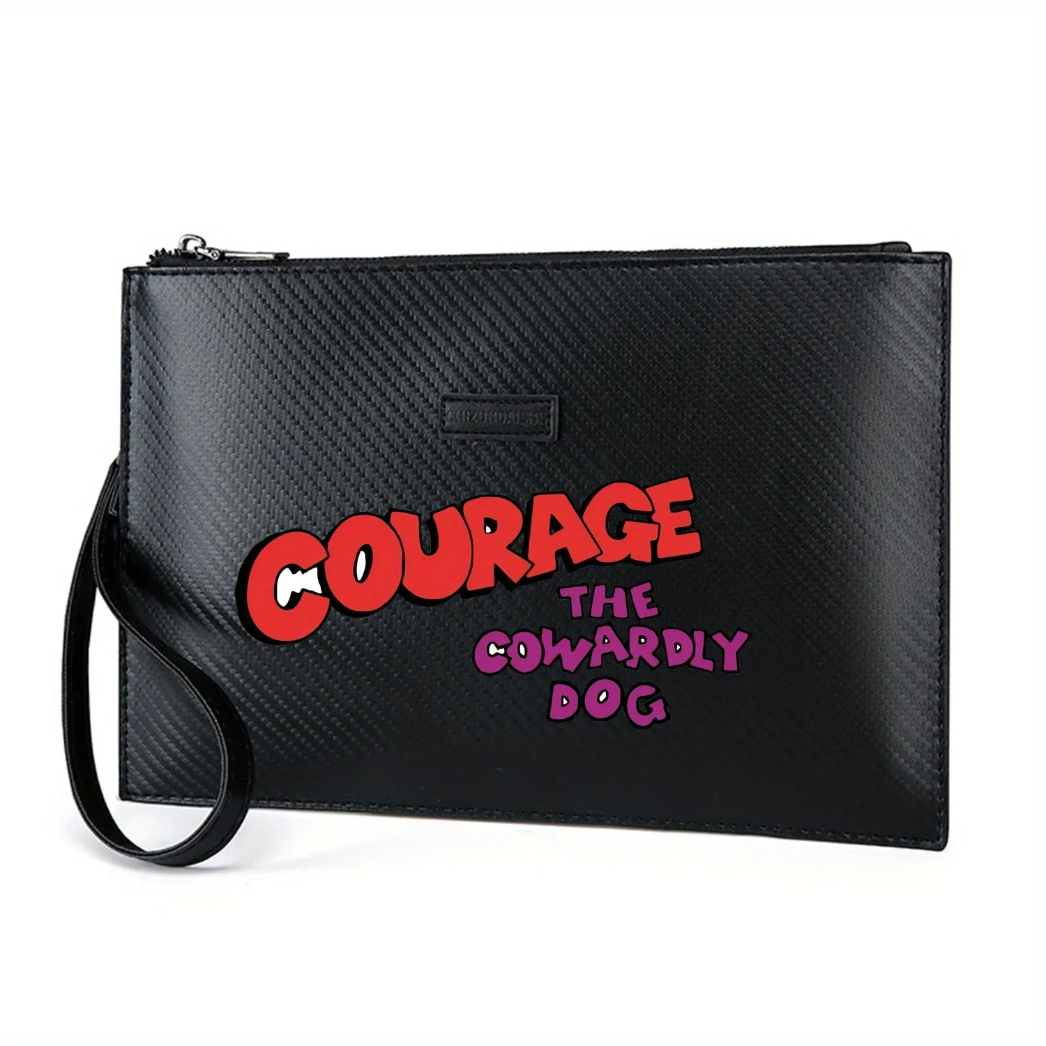Courage the Cowardly Dog logo. Elegant Printed PU Men's Handbag Fashionable and Practical for Everyday Carry
Courage the Cowardly Dog logo. Elegant Printed PU Men's Handbag Fashionable and Practical for Everyday Carry