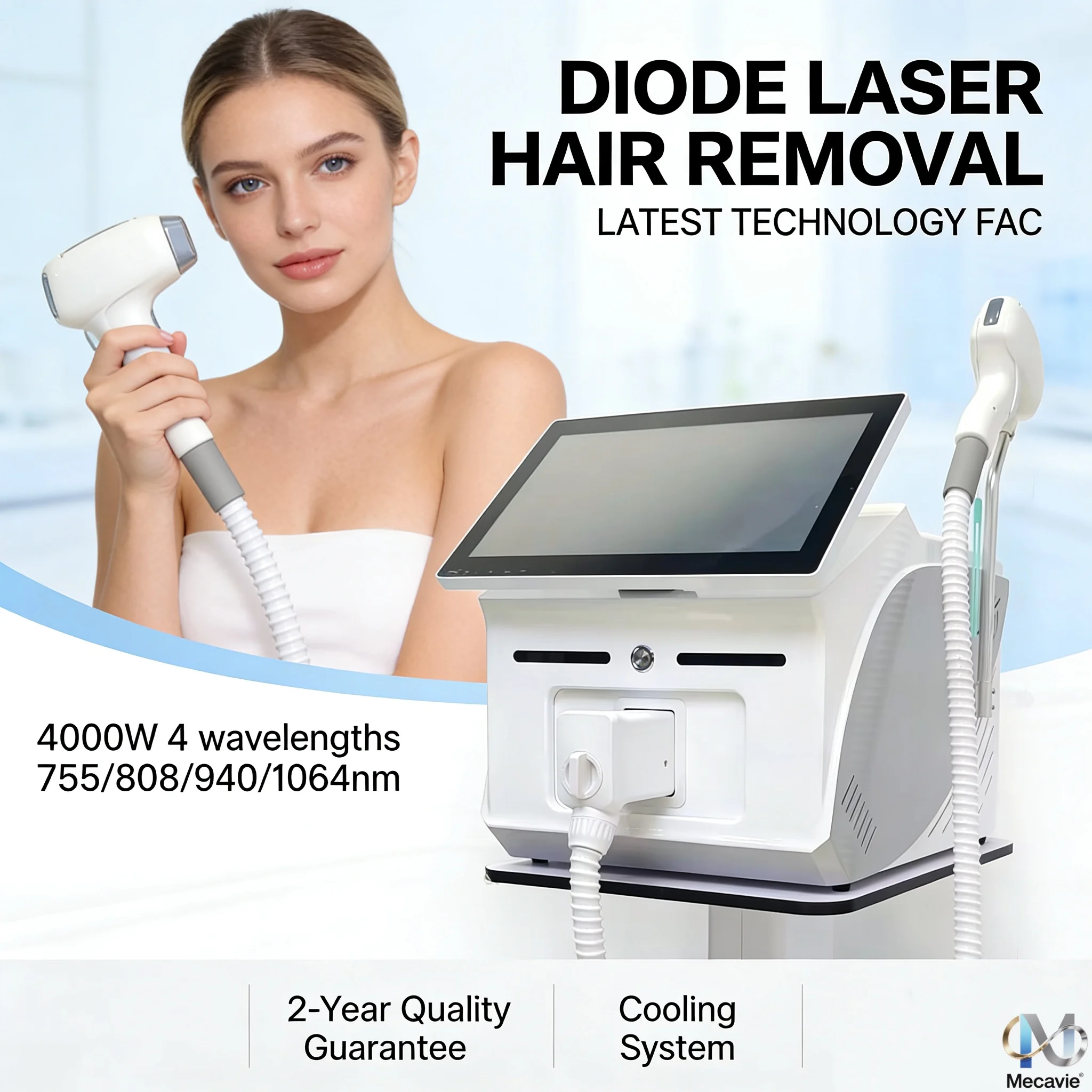 Профессиональный диодный лазер для удаления волос 4000 Вт, 4 длины волны (755, 940, 1064, 808 нм), с сертификатом CE, александритовый аппарат для перманентного удаления волос
Профессиональный диодный лазер для удаления волос 4000 Вт, 4 длины волны (755, 940, 1064, 808 нм), с сертификатом CE, александритовый аппарат для перманентного удаления волос