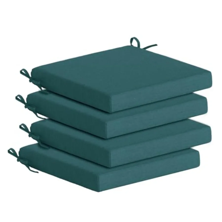 18.5 x 18.5 Outdoor Chair Cushions Set of 4 Fade-Resistant and Water-Resistant Patio Seat Cushion Pads with Ties 30D High-Resil
18.5 x 18.5 Outdoor Chair Cushions Set of 4 Fade-Resistant and Water-Resistant Patio Seat Cushion Pads with Ties 30D High-Resil