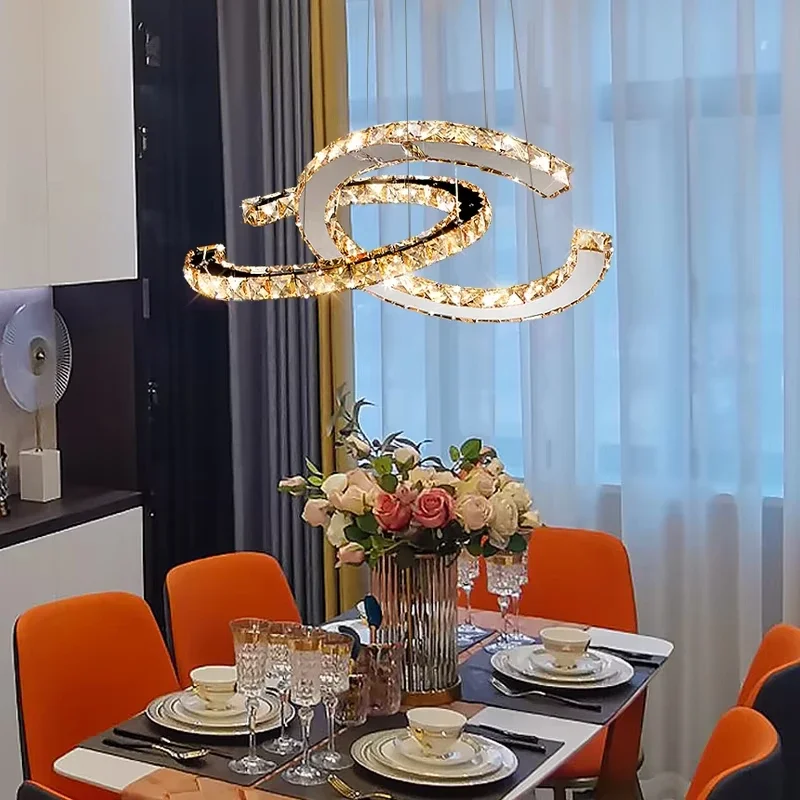 Nordic new crystal chandelier high-end luxury home decoration LED restaurant bedroom hotel living room clothing store chandelier
Nordic new crystal chandelier high-end luxury home decoration LED restaurant bedroom hotel living room clothing store chandelier