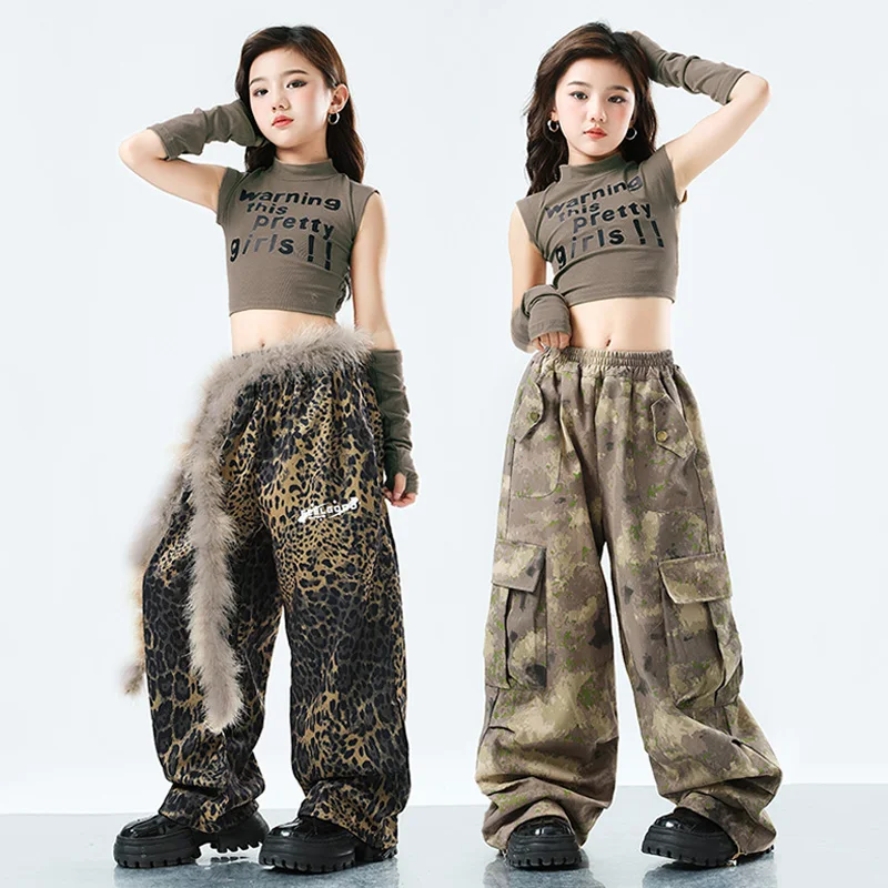 Kpop Stage Costume Girl Jazz Dance Clothes Camouflage Trousers Hip Hop Leopard Pants Fashion Streetwear Street Dancewear VDL3084
Kpop Stage Costume Girl Jazz Dance Clothes Camouflage Trousers Hip Hop Leopard Pants Fashion Streetwear Street Dancewear VDL3084