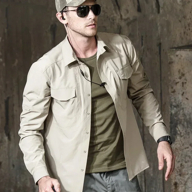 Men's Long Sleeve Army Tactical Shirt, Stretch Shirts, Military, Outdoor, Fishing, Hiking, Training Uniform, Cargo Shirt
Men's Long Sleeve Army Tactical Shirt, Stretch Shirts, Military, Outdoor, Fishing, Hiking, Training Uniform, Cargo Shirt