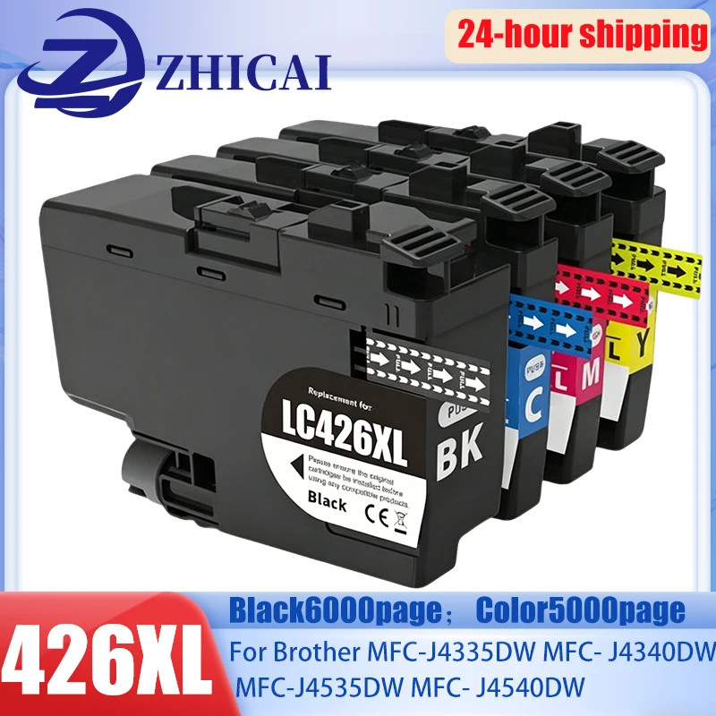 LC426 LC426XL 426 XL Ink Cartridge Compatible For Brother MFC-J4335DW MFC-J4340DW MFC-J4535DW MFC-J4540DW Printer
LC426 LC426XL 426 XL Ink Cartridge Compatible For Brother MFC-J4335DW MFC-J4340DW MFC-J4535DW MFC-J4540DW Printer