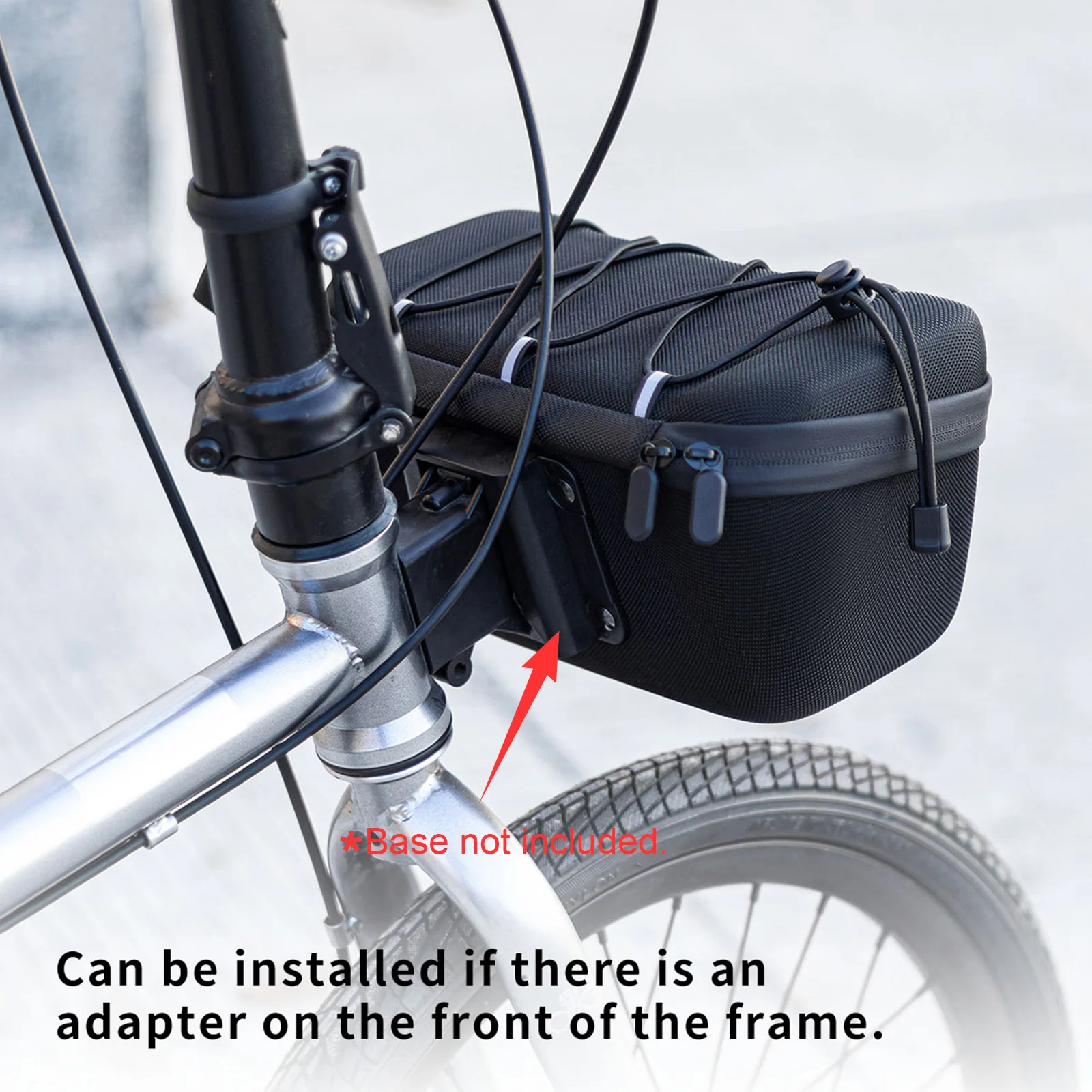 Folding Bike Front Bag 4L EVA Hard Shell Bicycle Handlebar Bag Quick Release Bike Basket Bag for Brompton/JAVA NEO Folding Bikes
Folding Bike Front Bag 4L EVA Hard Shell Bicycle Handlebar Bag Quick Release Bike Basket Bag for Brompton/JAVA NEO Folding Bikes