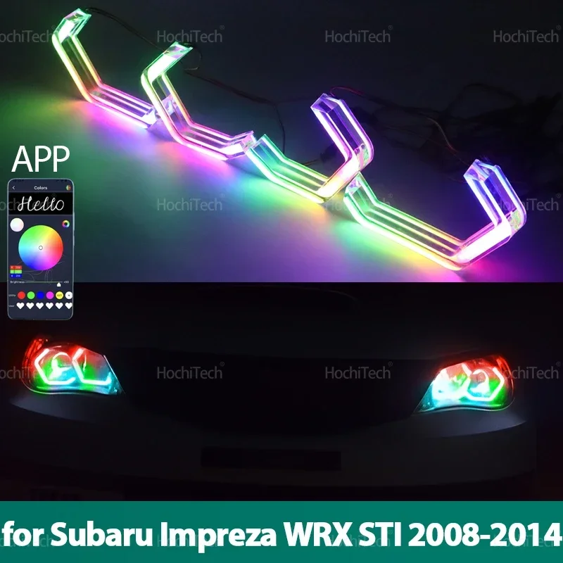 For Subaru Impreza WRX STI 2008-2014 Playable Multi Colors M4 style Light LED Angel Eyes Rings Kit with APP control turn signal
For Subaru Impreza WRX STI 2008-2014 Playable Multi Colors M4 style Light LED Angel Eyes Rings Kit with APP control turn signal