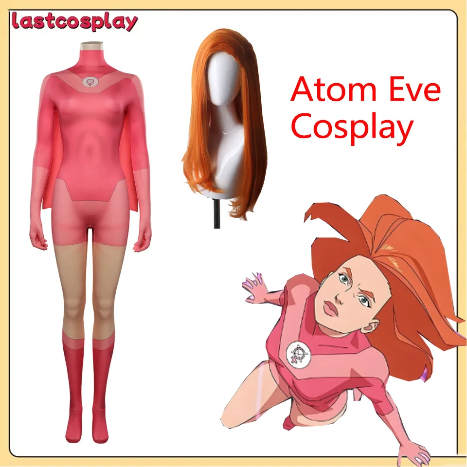 Invincible Atom Eve Cosplay Costume Adult Women Jumpsuit Cloak Outfits Roleplay Disguise Wig Halloween Carnival Party Suit
Invincible Atom Eve Cosplay Costume Adult Women Jumpsuit Cloak Outfits Roleplay Disguise Wig Halloween Carnival Party Suit