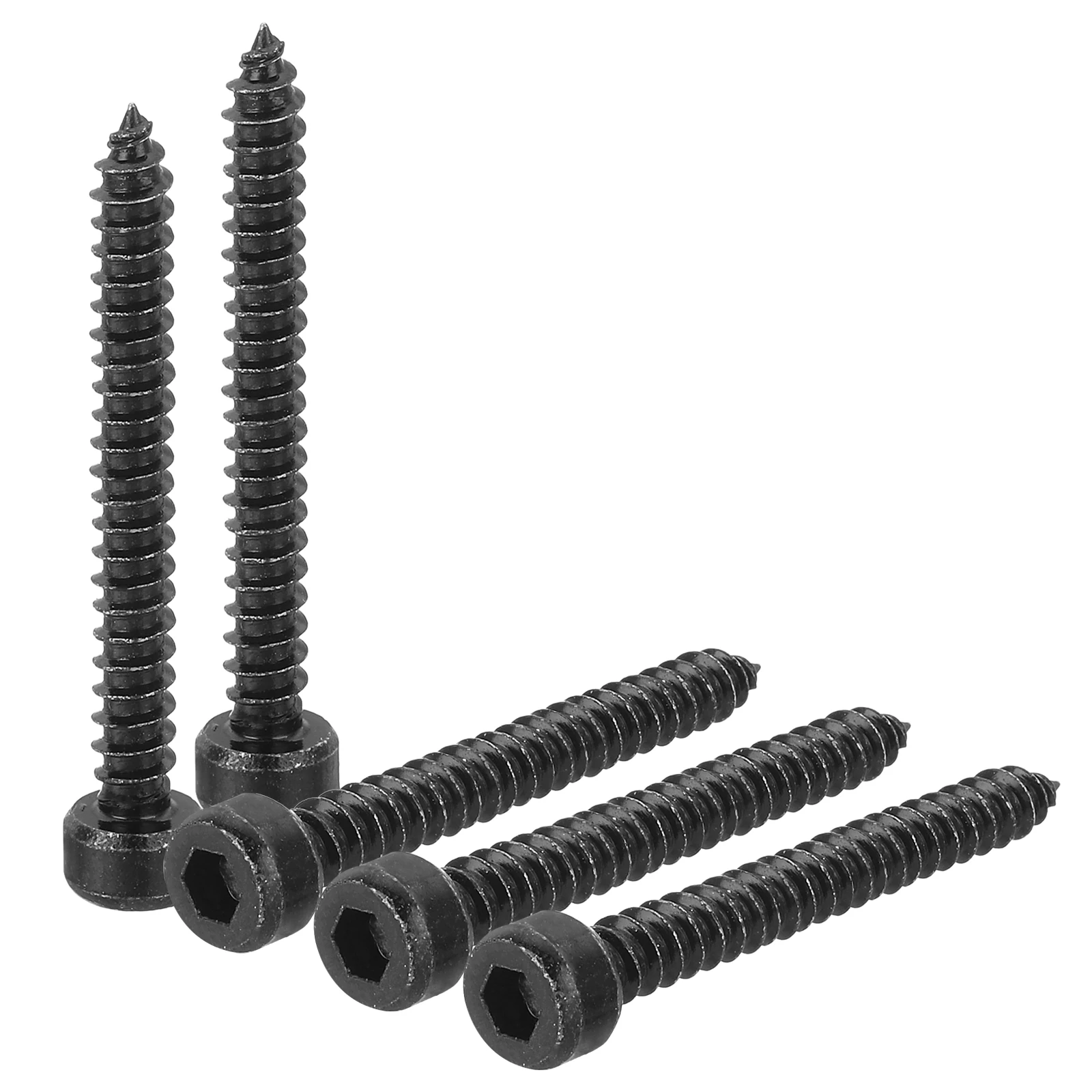 50-200Pcs M2 M4 M5 M6 Hex Socket Head Cap Self-Tapping Screw 304 Stainless Steel, Hex Drive, Self Tapping Point - Black 
50-200Pcs M2 M4 M5 M6 Hex Socket Head Cap Self-Tapping Screw 304 Stainless Steel, Hex Drive, Self Tapping Point - Black