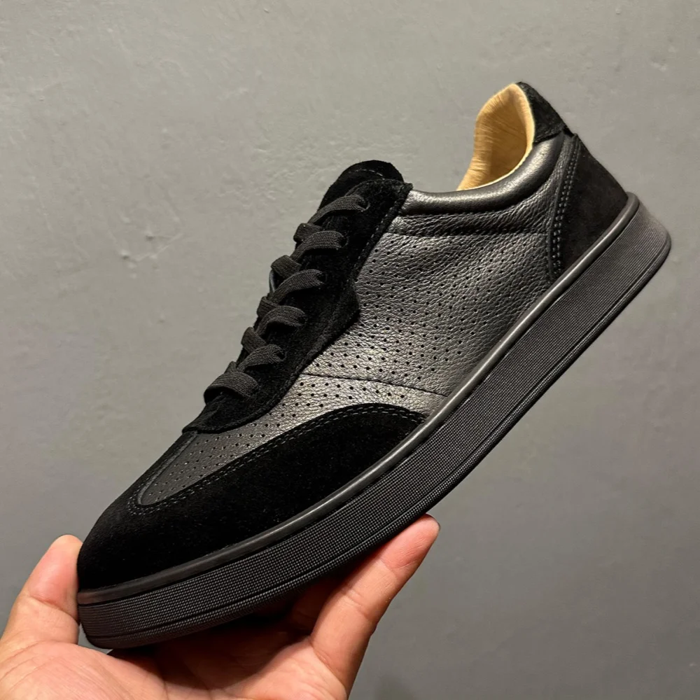QHCCID Men's Breathable Casual Board Shoes Collection Handmade Cowhide Tennis Sneakers Comfortable Male Footwear
QHCCID Men's Breathable Casual Board Shoes Collection Handmade Cowhide Tennis Sneakers Comfortable Male Footwear