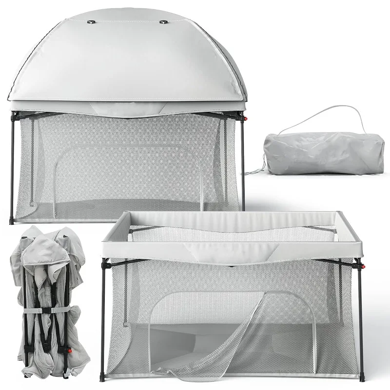 Baby Indoor &Outdoor Tent Portable Playpen Foldable Safety Baby Activity Fence Toddlers Breathable Mesh One-Touch Open Design
Baby Indoor &Outdoor Tent Portable Playpen Foldable Safety Baby Activity Fence Toddlers Breathable Mesh One-Touch Open Design