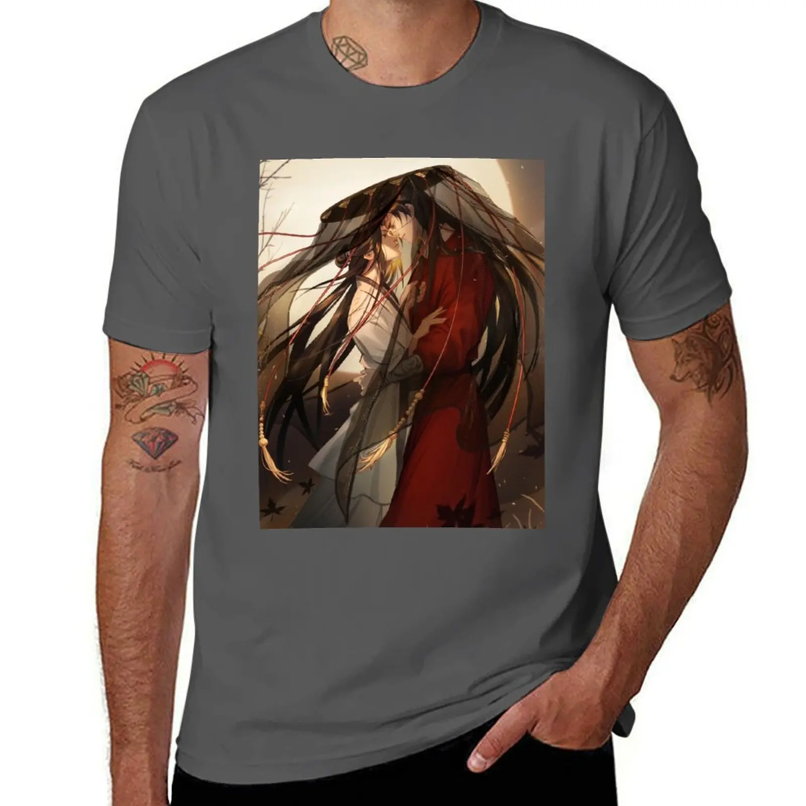 TGCF Kiss Hualian Xie Lian T-Shirt Clothing summer top Man t-shirt tshirts for men
TGCF Kiss Hualian Xie Lian T-Shirt Clothing summer top Man t-shirt tshirts for men
