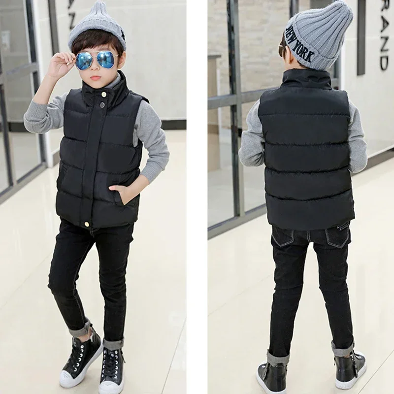New Boys Girls Winter Autumn Down New Vest Coat Children Kids Warm Waistcoat Outerwear Clothing Infant Jacket 3-10 Years
New Boys Girls Winter Autumn Down New Vest Coat Children Kids Warm Waistcoat Outerwear Clothing Infant Jacket 3-10 Years