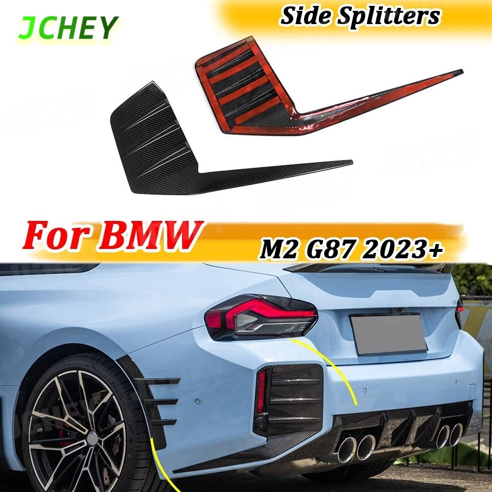 JCHEY For BMW M2 G87 2023+ 2 Doors Rear Bumper Lip Canards Fender Air Vent Trim Splitters Cover Dry Carbon Fiber FRP Accessories
JCHEY For BMW M2 G87 2023+ 2 Doors Rear Bumper Lip Canards Fender Air Vent Trim Splitters Cover Dry Carbon Fiber FRP Accessories