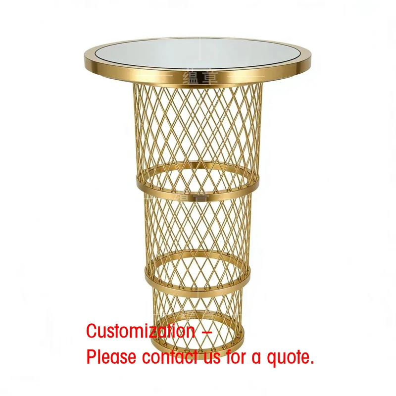 custom.Factory Latest Luxury Hotel Wedding Hall Furniture Gold Stainless Steel Cocktail Table Wedding Cake Table Event Party
custom.Factory Latest Luxury Hotel Wedding Hall Furniture Gold Stainless Steel Cocktail Table Wedding Cake Table Event Party