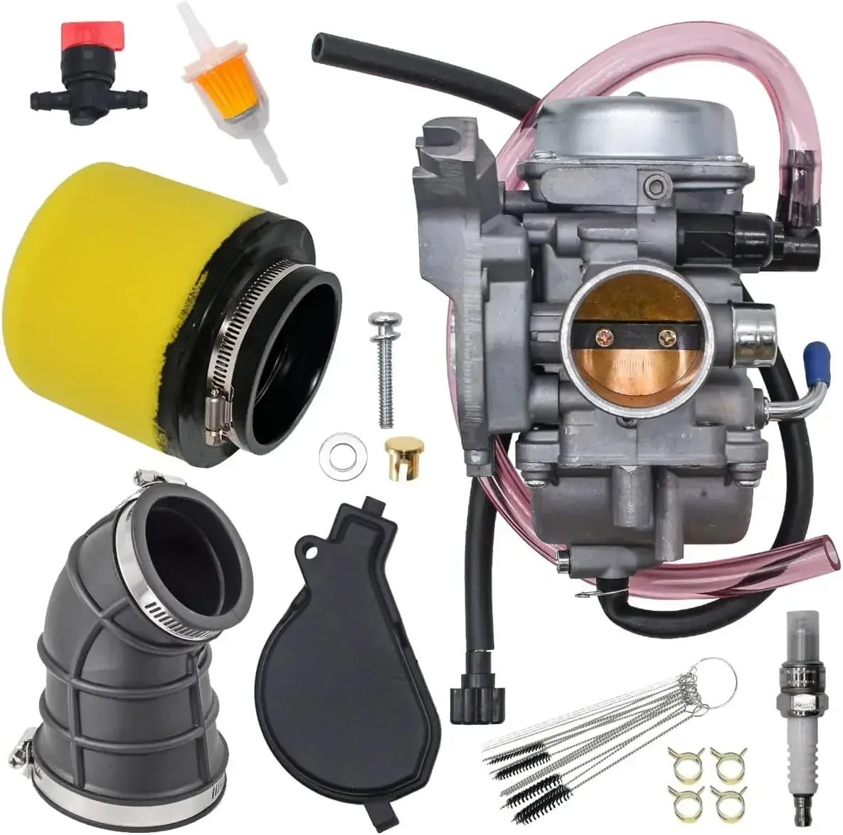 0470-454 Carburetor Compatible with Arctic Cat 400 2X4 4X4 2002 2003 Carb with Air Filter and Air Intake Boot
0470-454 Carburetor Compatible with Arctic Cat 400 2X4 4X4 2002 2003 Carb with Air Filter and Air Intake Boot