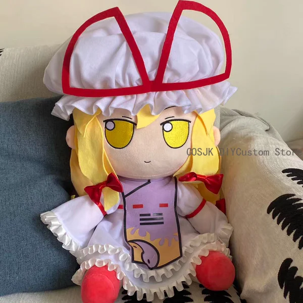 40 см Милая плюшевая фигурка-подушка Фумо-гёрл Якумо Юкари из Touhou Project, аниме-персонаж, сидячая модель, косплей, мультяшный плюшевый талисман, рождественский подарок
40 см Милая плюшевая фигурка-подушка Фумо-гёрл Якумо Юкари из Touhou Project, аниме-персонаж, сидячая модель, косплей, мультяшный плюшевый талисман, рождественский подарок