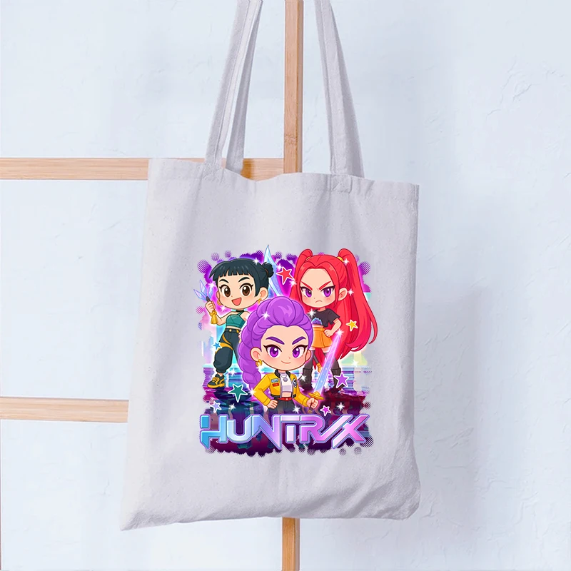 Новая холщовая сумка с принтом аниме, женская сумка Kawaii KPop, охотники на демонов, Лидер продаж, большая вместительная сумка для покупок, многоразовая сумка на плечо
Новая холщовая сумка с принтом аниме, женская сумка Kawaii KPop, охотники на демонов, Лидер продаж, большая вместительная сумка для покупок, многоразовая сумка на плечо