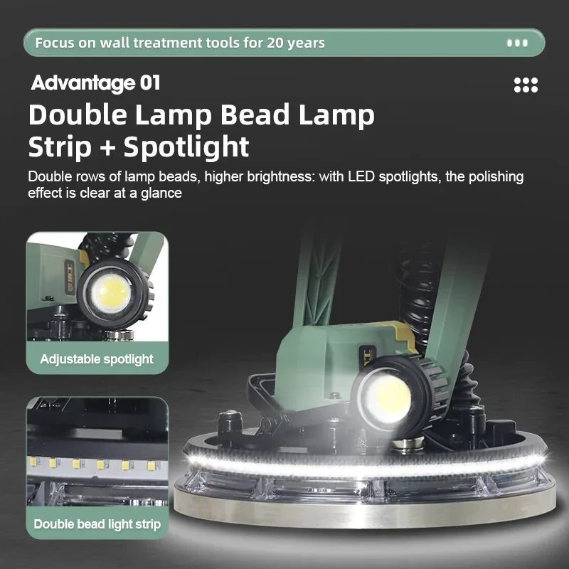 2025 Горячий шлифовальный станок для стен Q8, полировщик бетона, шлифовальный станок для гипсокартона
2025 Горячий шлифовальный станок для стен Q8, полировщик бетона, шлифовальный станок для гипсокартона