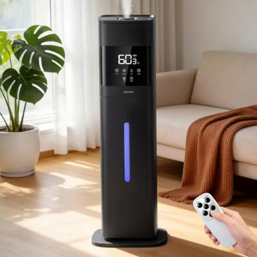 Humidifier Large Room, 2.1Gal/8L Cool Mist Humidifiers for Bedroom 500 sq Feet, Humidifiers for Home with Essential Oil Diffuse
Humidifier Large Room, 2.1Gal/8L Cool Mist Humidifiers for Bedroom 500 sq Feet, Humidifiers for Home with Essential Oil Diffuse