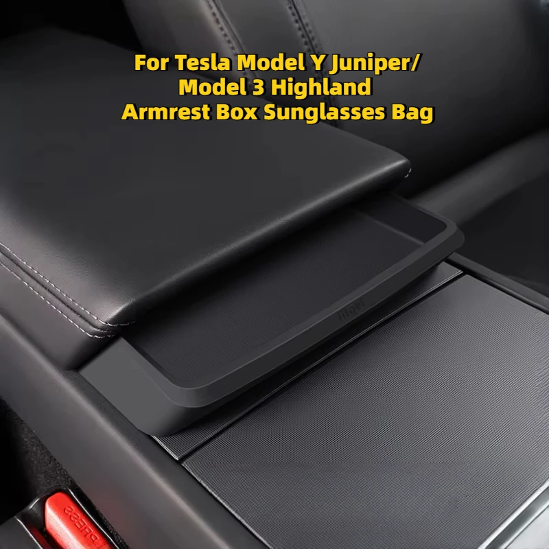 Для Tesla Model Y Juniper/Model 3, Highland, подлокотник, сумка для солнцезащитных очков, чехол для хранения, карман для очков с центральным управлением, ящик для хранения
Для Tesla Model Y Juniper/Model 3, Highland, подлокотник, сумка для солнцезащитных очков, чехол для хранения, карман для очков с центральным управлением, ящик для хранения