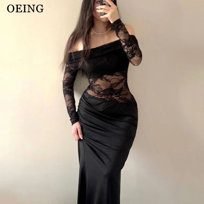 Сексуальное черное вечернее платье-русалка из атласа с открытыми плечами, кружевными длинными рукавами и иллюзией прозрачности, модель 2026 года, на заказ
Сексуальное черное вечернее платье-русалка из атласа с открытыми плечами, кружевными длинными рукавами и иллюзией прозрачности, модель 2026 года, на заказ