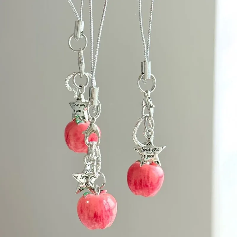 Реалистичный короткий чехол для телефона с яблоком ручной работы, корейский кавайный кулон из смолы для телефона, сумка для камеры, наушники, эстетический аксессуар
Реалистичный короткий чехол для телефона с яблоком ручной работы, корейский кавайный кулон из смолы для телефона, сумка для камеры, наушники, эстетический аксессуар