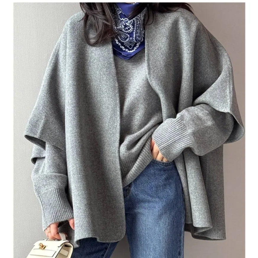 Свободный шерстяной жилет с v-образным вырезом, верхняя одежда, японский повседневный летний дышащий удобный женский модный пальто
Свободный шерстяной жилет с v-образным вырезом, верхняя одежда, японский повседневный летний дышащий удобный женский модный пальто