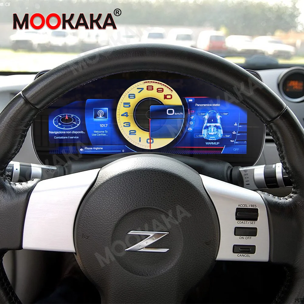 Цифровая приборная панель для Nissan 350Z 370Z 2002-2008: виртуальный кокпит, одометр, спидометр, экран приборов
Цифровая приборная панель для Nissan 350Z 370Z 2002-2008: виртуальный кокпит, одометр, спидометр, экран приборов