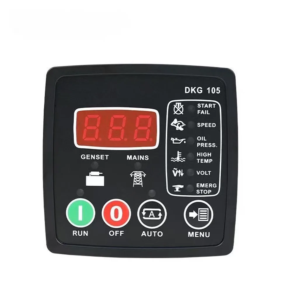 DKG105 Genset Controller - Microprocessor-Based Auto Start Protection Panel 10ADC Output Generator Spare Parts
DKG105 Genset Controller - Microprocessor-Based Auto Start Protection Panel 10ADC Output Generator Spare Parts